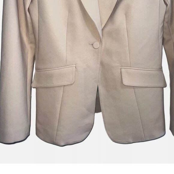 Cinq A Sept Kym Zipper Sleeve Blazer Jacket size 12 - Picture 4 of 12